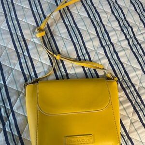 Vera Bradley Yellow Crossbody Bag + Wallet